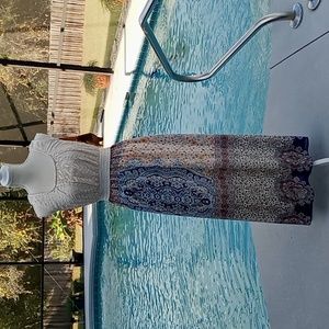 CURE Women's Size Medium Sleeveless Maxi Dress